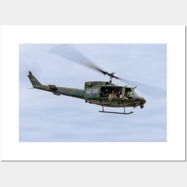 UH-1N Huey Helicopter Wall Art by acefox1